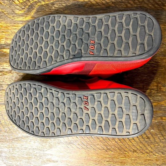 Fox Union Canvas Shoes Men's Size 12.5 Burgundy and Red Cycling Sneakers - Picture 5 of 7